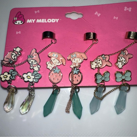 Sanrio Jewelry - Sanrio My Melody cuff studded earrings set of 3